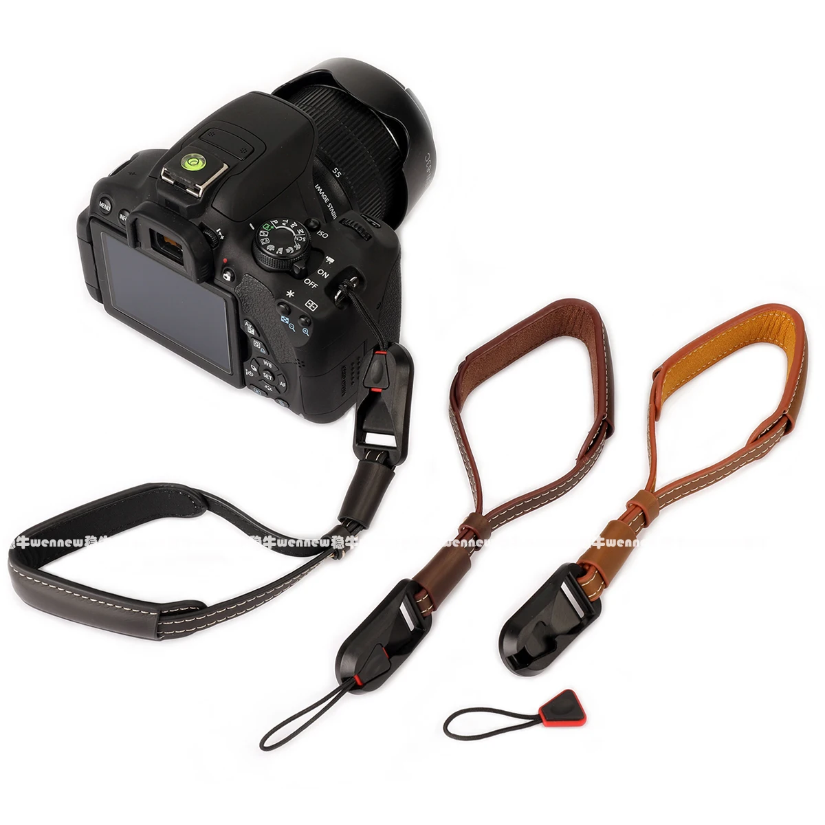 Klamra z mechanizmem szybkiego uwalniania PU Skórzany pasek na nadgarstek do aparatu Leica Q Q2 S CL SL2-S APS-C M10-R M11 V-LUX5 D-LUX7 SL2 TL2 MP M10