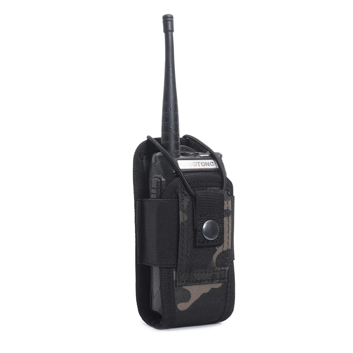 Bolsa Molle Talkie 1000D, bolsa táctica para Walkie con Radio, soporte de bolsillo, funda para interfono portátil, bolsa de transporte para caza y Camping