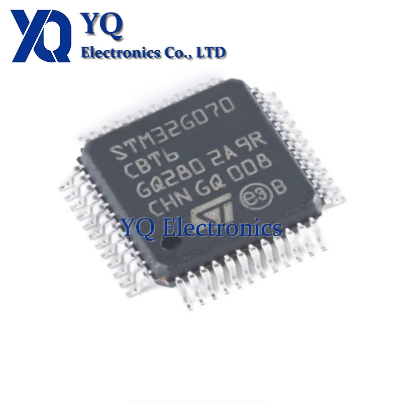 5PCS/lot New OriginaI STM32G070CBT6 STM32F070RBT6 STM32F070KBT6 LQFP-48ARM Cortex-M0+ 32-bit microcontroller MCU