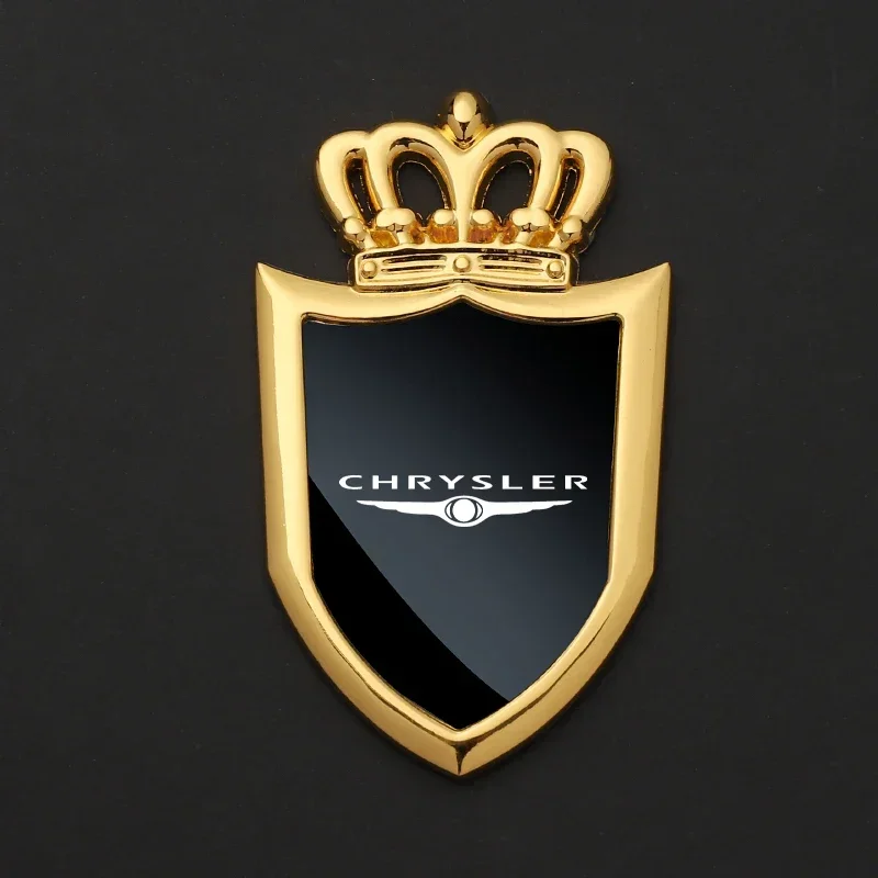 Car badge stickers side windows metal body car stickers for Chrysler 300c 300 Pacifica 200 logo car Accessories