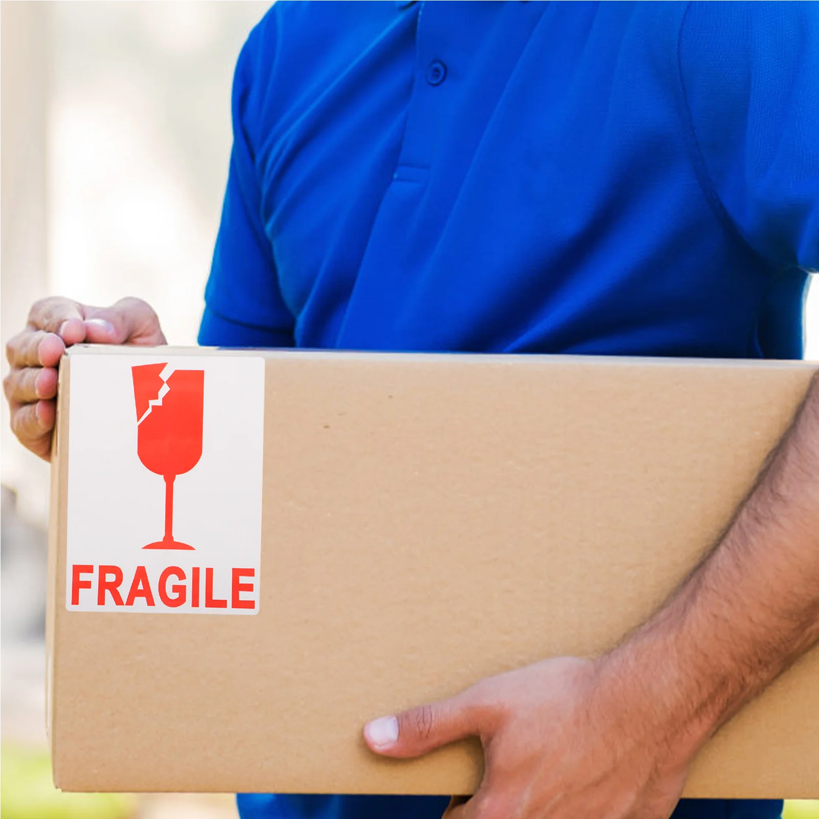 Warning Label Sticker Stickers Moving for Boxes Handle with Care Product Labels Fragile Shipping