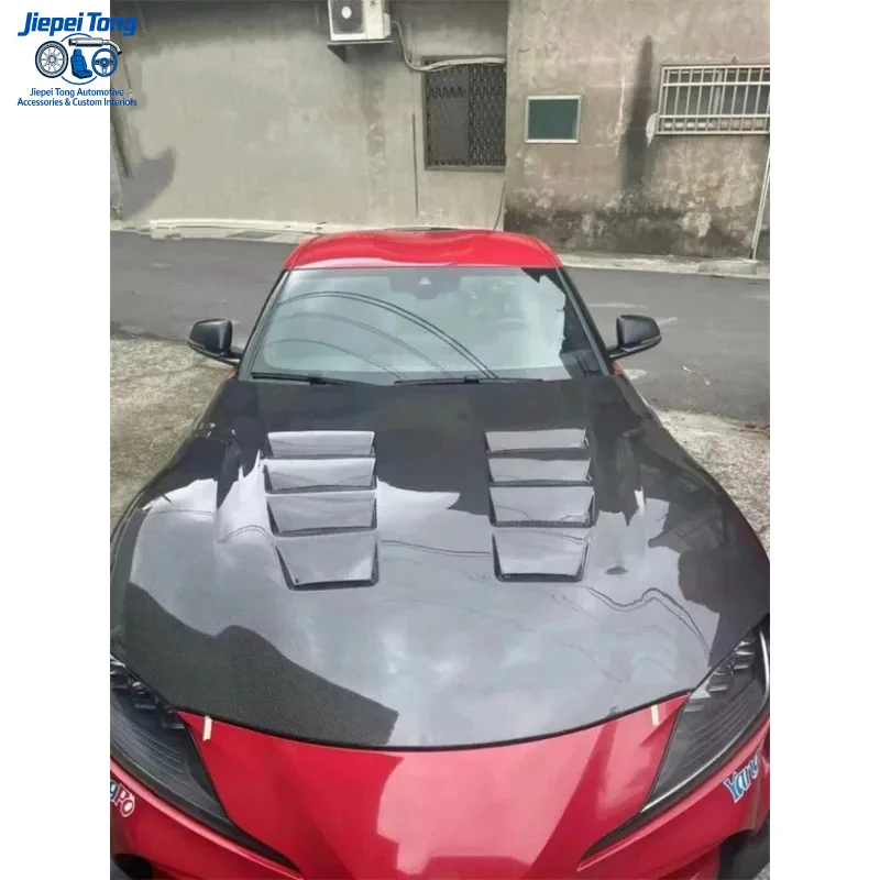 

Aggressive-Designed FOR Toyota Supra A90 A91 MK5 MKV Lightweight Body Kit Dry Carbon Fiber Hood