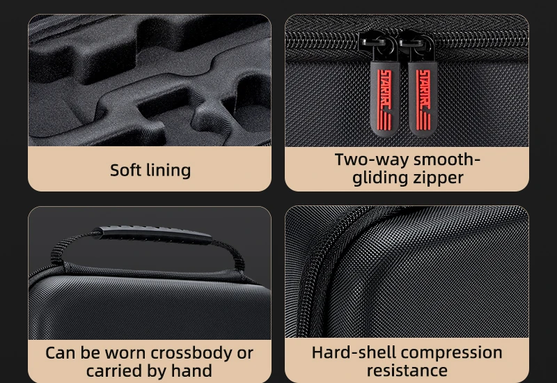 Pocket 4P Tragetasche für DJI Osmo Pocket 4 Pro Creator Combo Zubehör Tragbare PU-Schutz-Schulter-Reisetasche – Detail 8