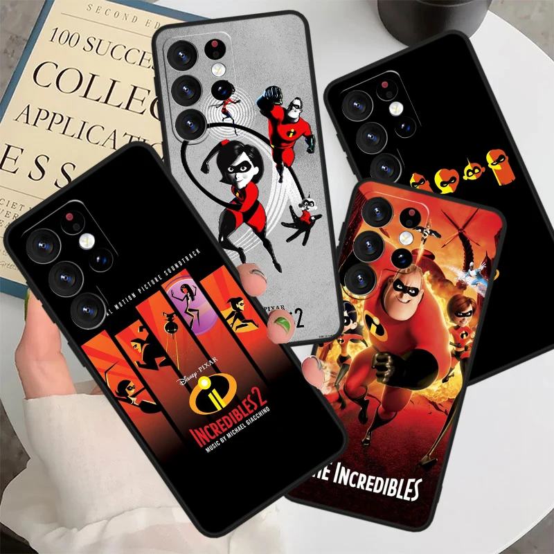 The Incredibles Cool For Samsung S24 S23 S22 S21 S20 FE S10e S10 S9 Ultra Plus Plus Soft Silicone Black Phone Case