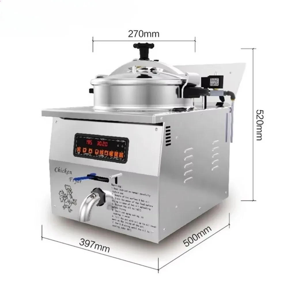 

Commercial Electric Oil-Free Air Fryer Continuous Vacuum Frying Machine for French Fries and Chicken - New Condition
