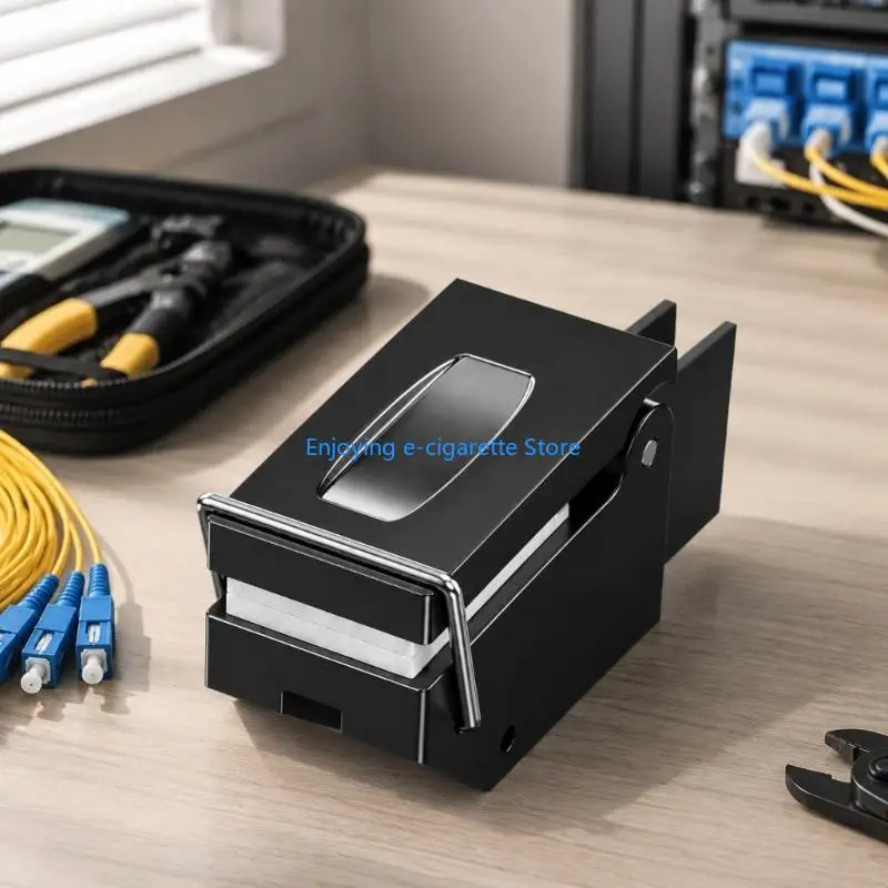 Detachable Cleaning Attachment for Service Pliers, Fiber Wiping Accessory for Installation Handling, Carry Storage, and Daily