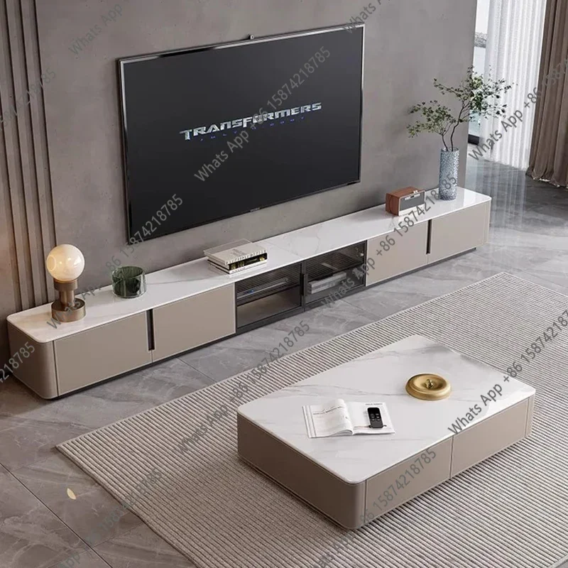 N29 Organizador de Almacenamiento, Soportes para TV, Muebles Modernos para Sala de Estar, Mesa de TV de Madera de Lujo, Muebles Universales para TV, Muebles de Moda