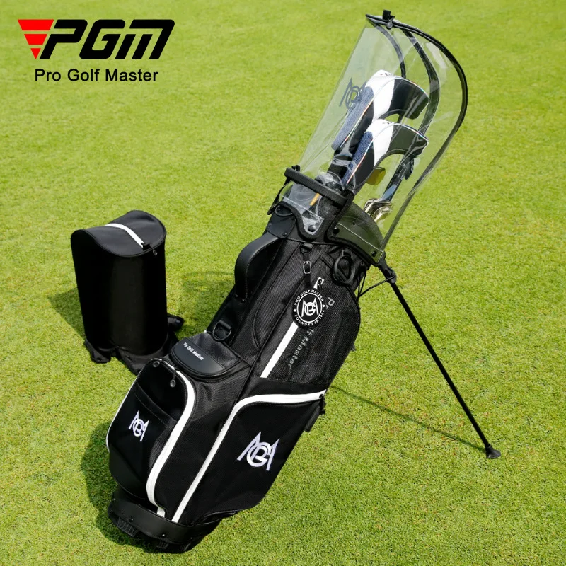PGM Golf Bag Transparent Nylon Stand Bag for Men Women Trendy Korean Style Golf Club Carrier