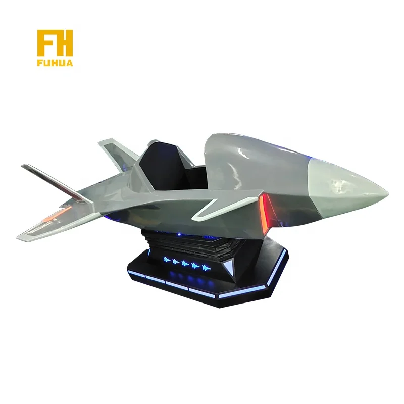 Hot Sale Indoor Virtual Reality 3DOF Motion Platform Factory-Sold VR Airplane Simulator Simulated Aircraft VR Shopping Malls