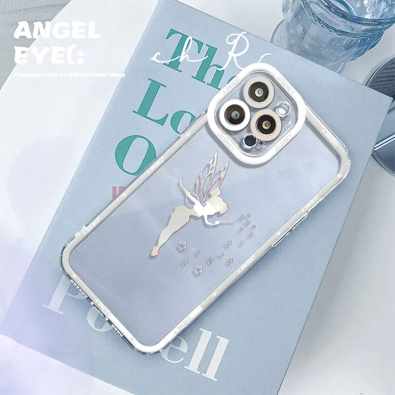 Disney Princess Art Coque Clear Silicone Case for iPhone 14 Pro Max 15 Plus 12 Pro 13 Mini 7 8 XR 11 XS Max SE 12ProMax Cover