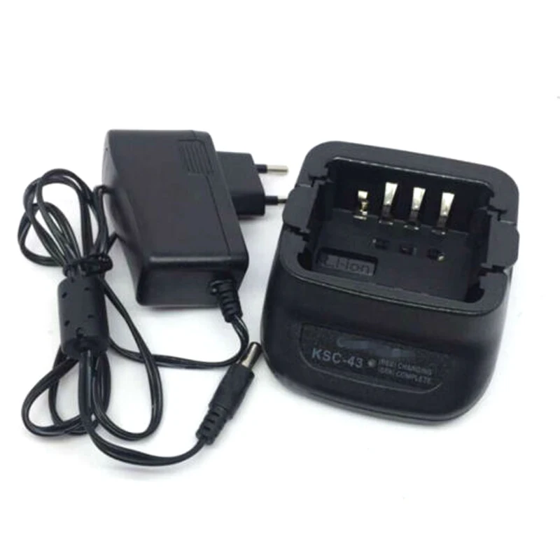 KSC-43 Desktop Quick Charger for Kenwood TK3202 TK2312 TK3312 TK2207 Radio KNB-29N KNB-45L KNB-53N KNB-63L 65L 69L Battery