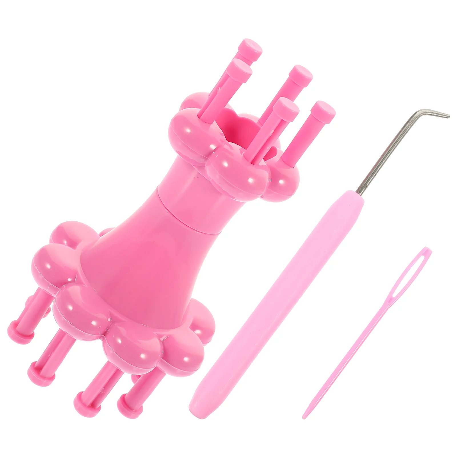 

1Set Spool Loom Knitter Kit Plastic Yarn Weaving Machine DIY Craft Tool for Sweaters Scarves Bracelets Knitting Spool Loom