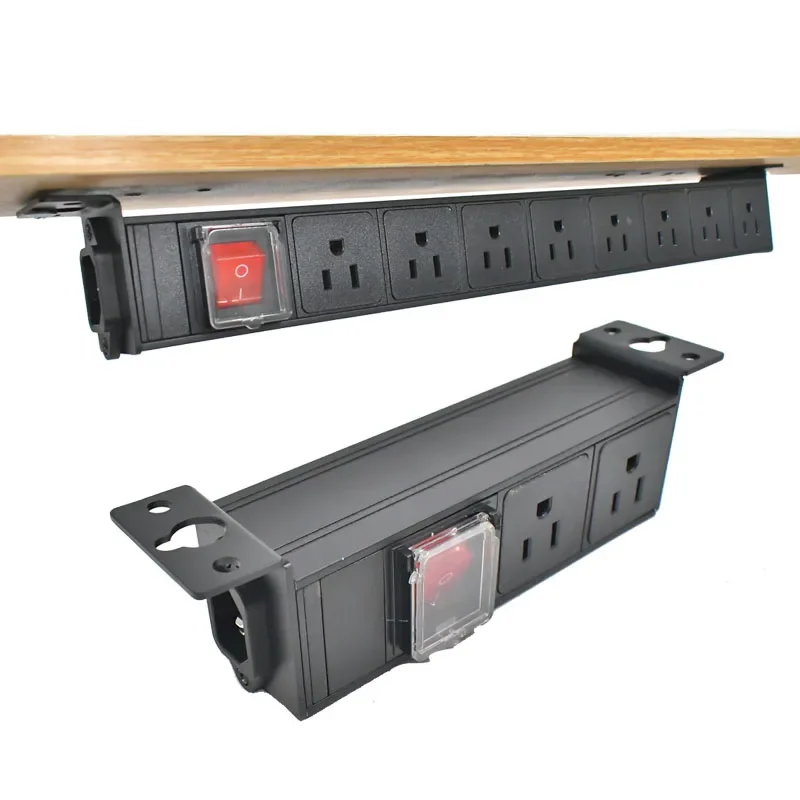 PDU power strip network cabinet rack C14 port PDU power strip distribution unit 1-11AC US invisible socket