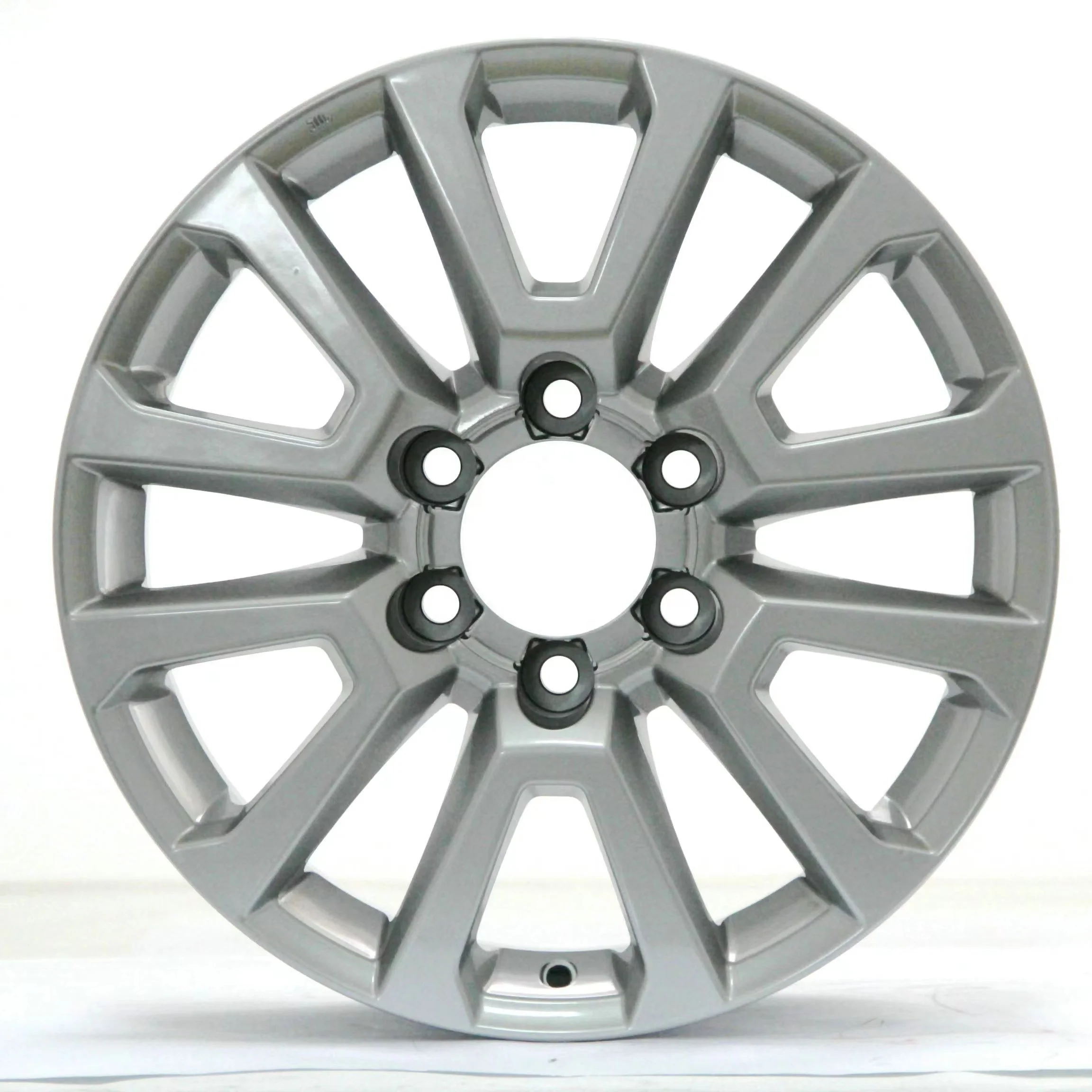 Factory Wholesales Car wheels Hyper Silver Muti Spoke Alloy Rims For 17 inch 6x139.7 in Stock