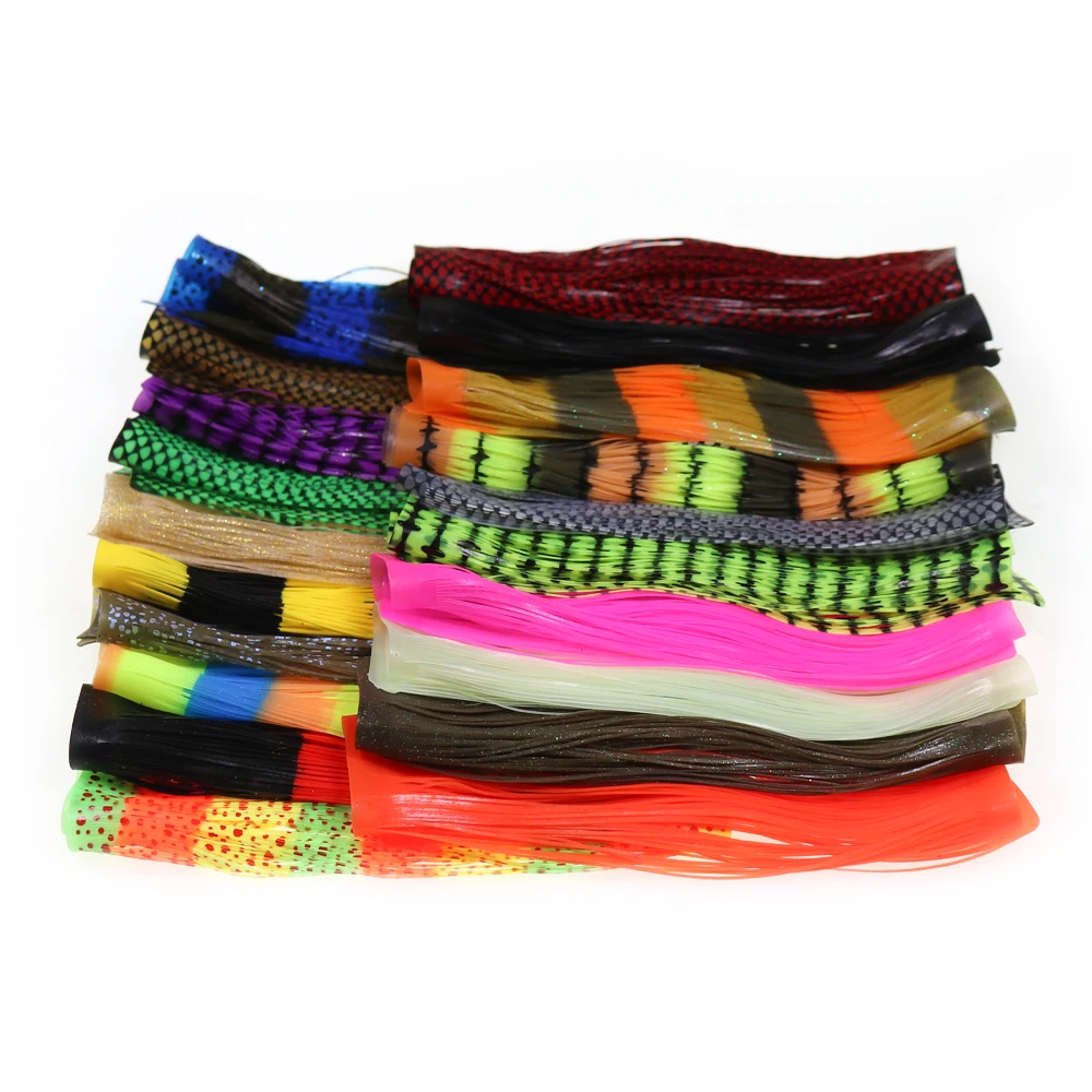 2/10 Stück Leuchtende & UV-beständige Silikon-Rocklagen aus Gummi für die Herstellung von Angelködern für Spinnerbaits, Jigs, Buzzbaits, Streamer und Nymphen – Detail 12