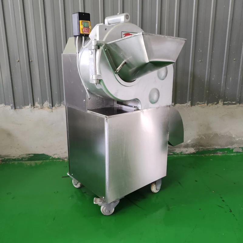 ماكينة آلية لتقطيع مكعبات الطماطم والثوم والفلفل الأخضر والبصل والأناناس والجبن واللحم والخضار والبصل والجزر