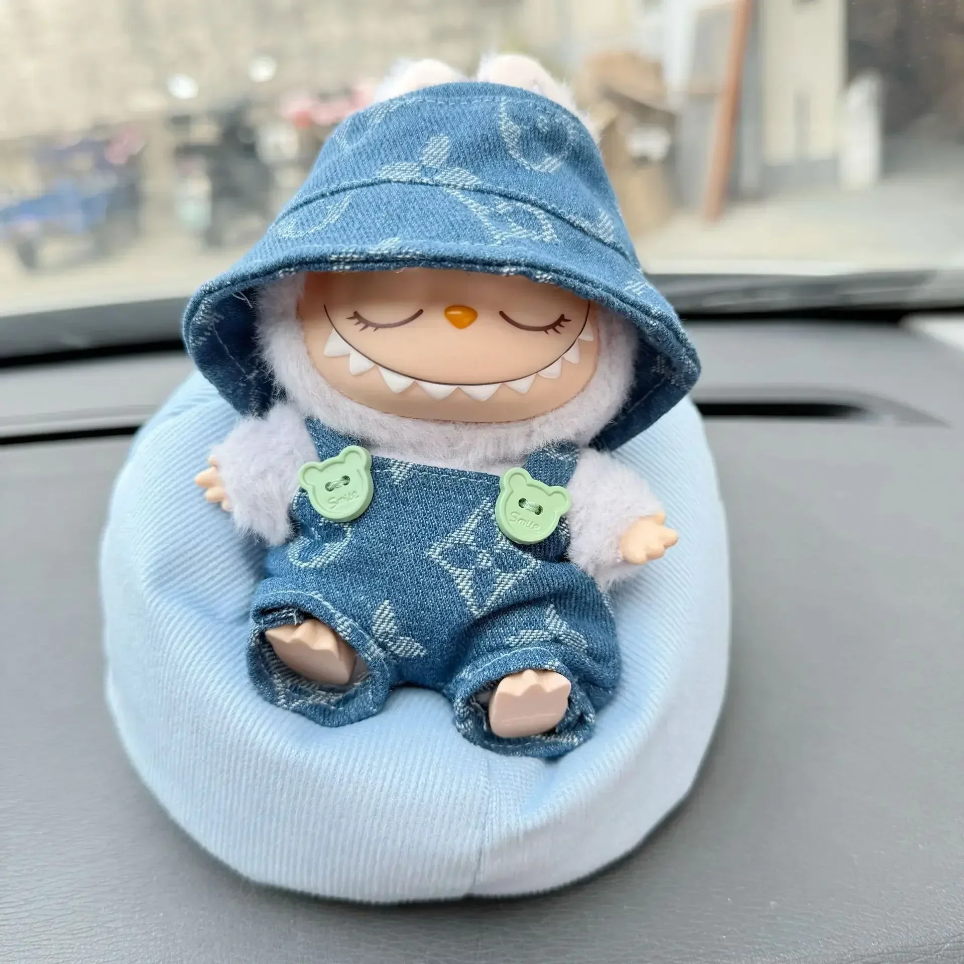 

Для 17 см Labubu Poppenkleertjes Denim klavertje vier набор нарядные аксессуары Kleding DIY детский подарок Zoete 7000
