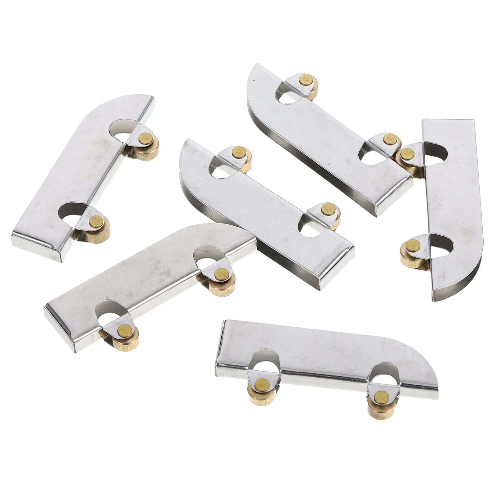 

6 Pcs Sliding Door Rollers Hose Stopper Film Sliders Hardware Cabinet Guide Pulleys Drawer