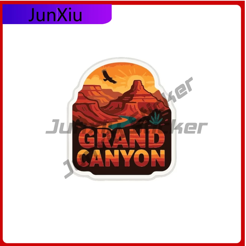 

Grand Canyon National Park Decal Scratch-proof Accessories Us National Parks Series Waterproof Sticker Styling Custom Decals Bik