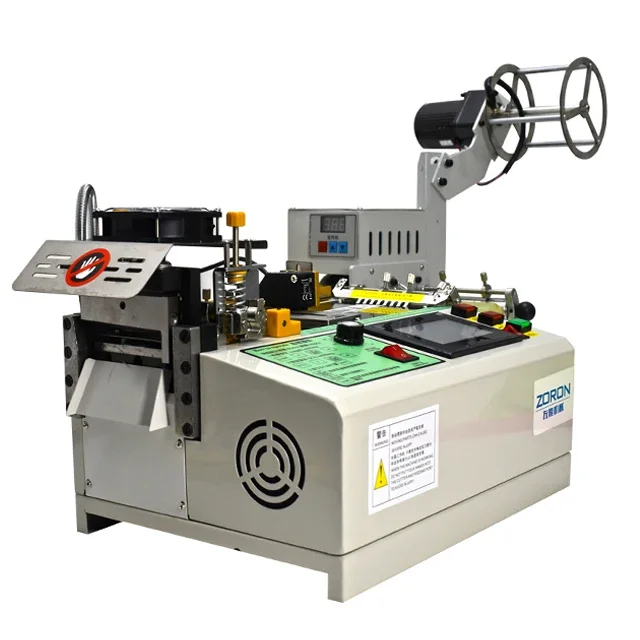 Small Label Cutting Machine Label Ribbon Ultrasonic Slitter Machine Cloth Label Cutting Machine