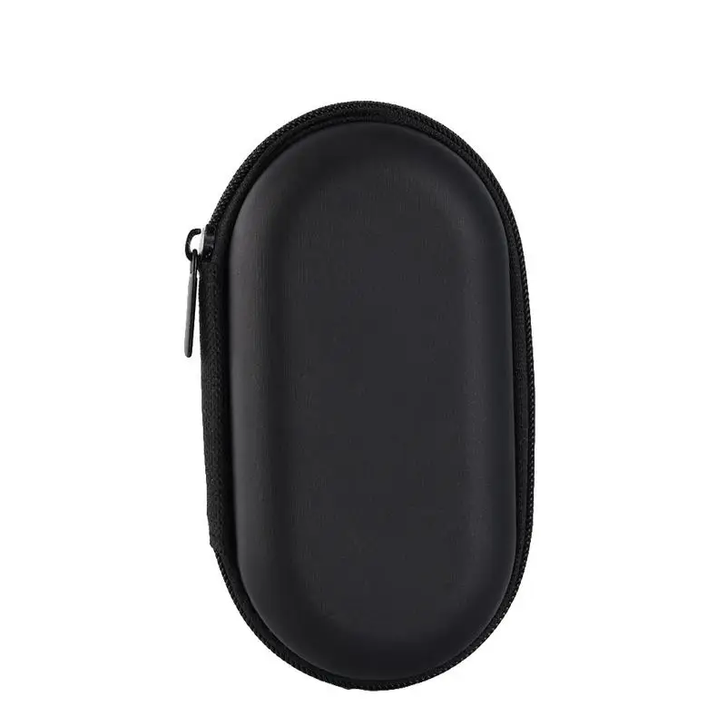 EVA Hard Earphones Case Wireless Headset Box Oval Zipper Bag Crush Resistant Bag Wallet Pocket Data Lines Storage Box