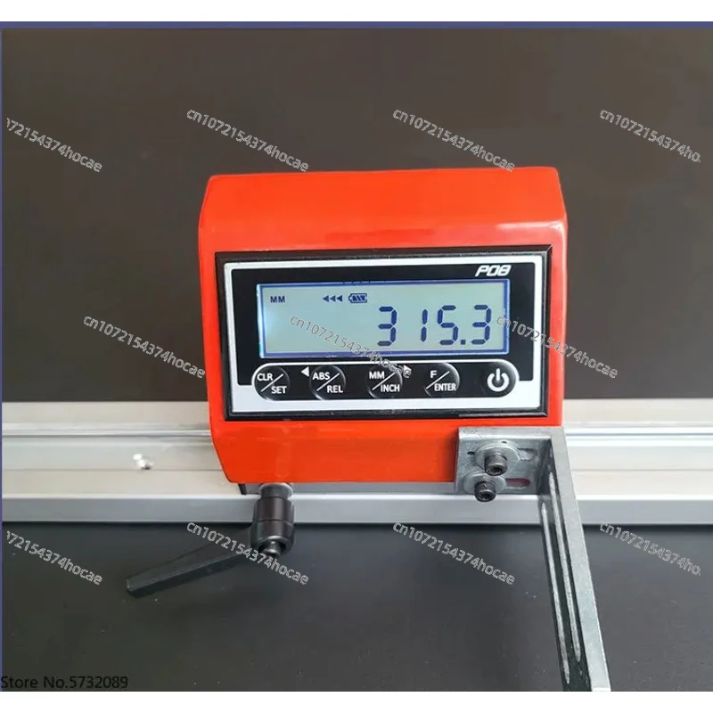 M503 Magnetic Grid Digital Display Meter Positioning Frame Positioning Ruler Aluminum Alloy Woodworking Sliding Table Saw