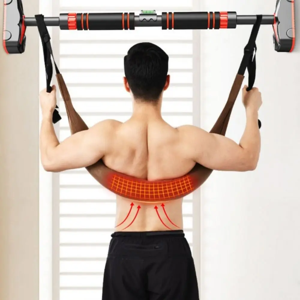 Breathable Spine Exercise Lumbar Belt Strong Bearing Capacity Installation-free Outdoor Hanging Waist Spine Belt Buckwheat Husk
