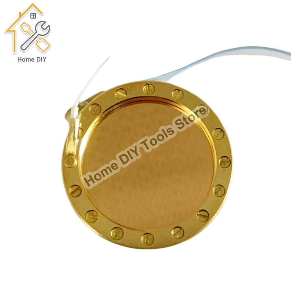 Imagem -03 - Cápsula de Microfone com Fios Diafragma Dourado Grande Diafragma Dourado Dc48v 34 mm