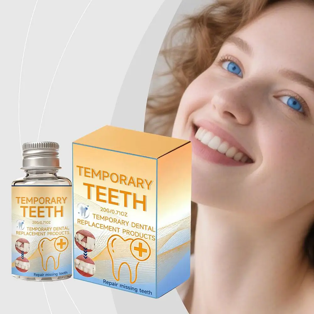 Temporary Emergency Tooth Repair Set Shapeable Beads Fill Missing Broken Teeth Portable Dental Replacement Easy Use