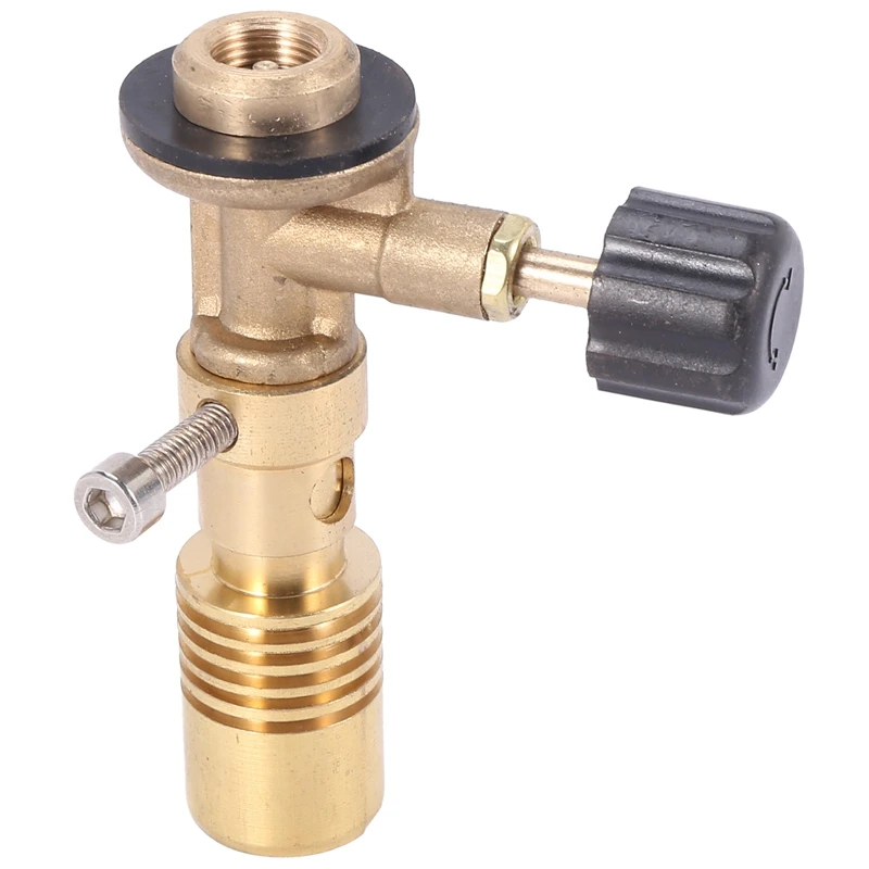 High Temperature Brass Gas Turbo Torch Propane Weld Plumbing Portable Bunsen Burner Gas Burner Heating Furnace