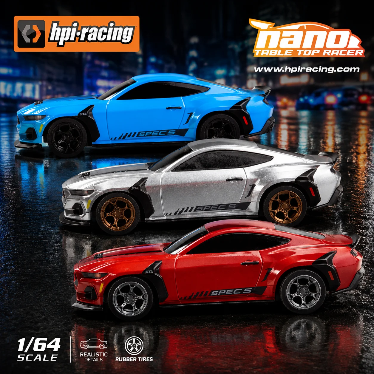 HPI Nano TTR Simulation 1/64 Remote Control Drift Car 2WD Of Electric Racing Vehicle Model RC Cars Adult Toy