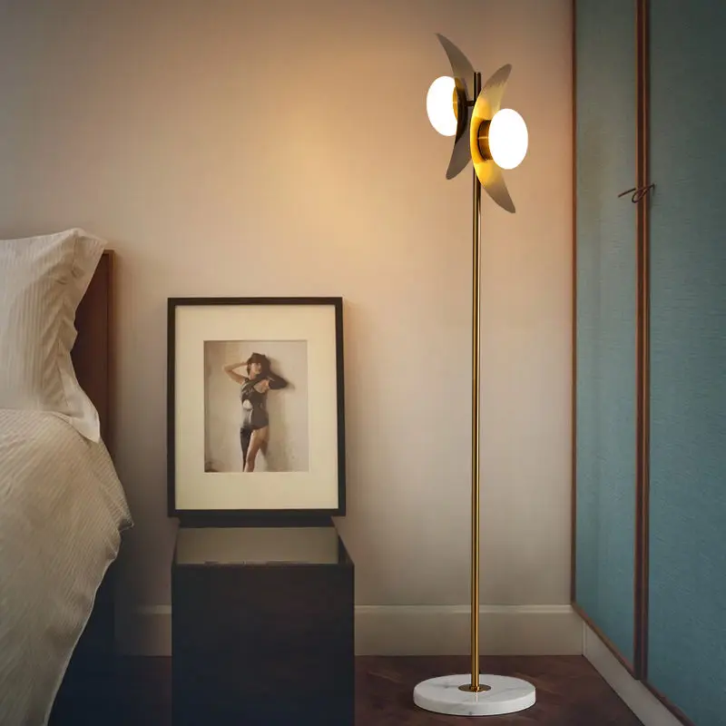 

Nordic Floor Lamp Ins Style Living Room Sofa Coffee Table Bedside Lamp High Aesthetic Value Creative Light Luxury Standing