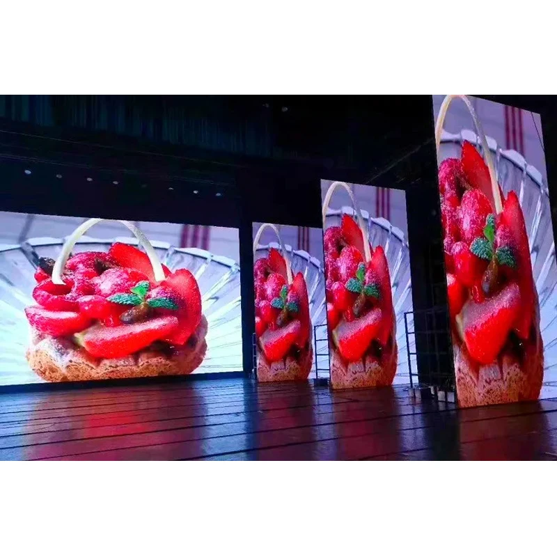 12pcs/lot P2.5 Indoor Rental LED Display Screen 480 x 480mm 1/32 Scan Video Wall