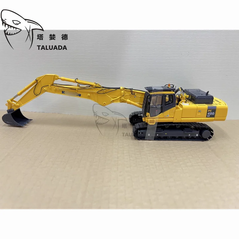 For Komatsu Alloy PC450LC-7 8004 Extended Arm Hand Excavator Model Toy 1:50 Scale Model