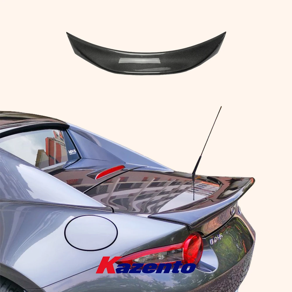 

Car Body Kit Carbon Fiber Rear Wing Lip for Mazda MX5 Miata (ND Only) 2015-20 RF LMS Style Duckbill Spoiler