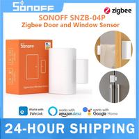 SONOFF SNZB-04P Zigbee Door Window Sensor Home Security Alarm Sensor Local Smart Scene Works with Alexa Google Home Smartthings