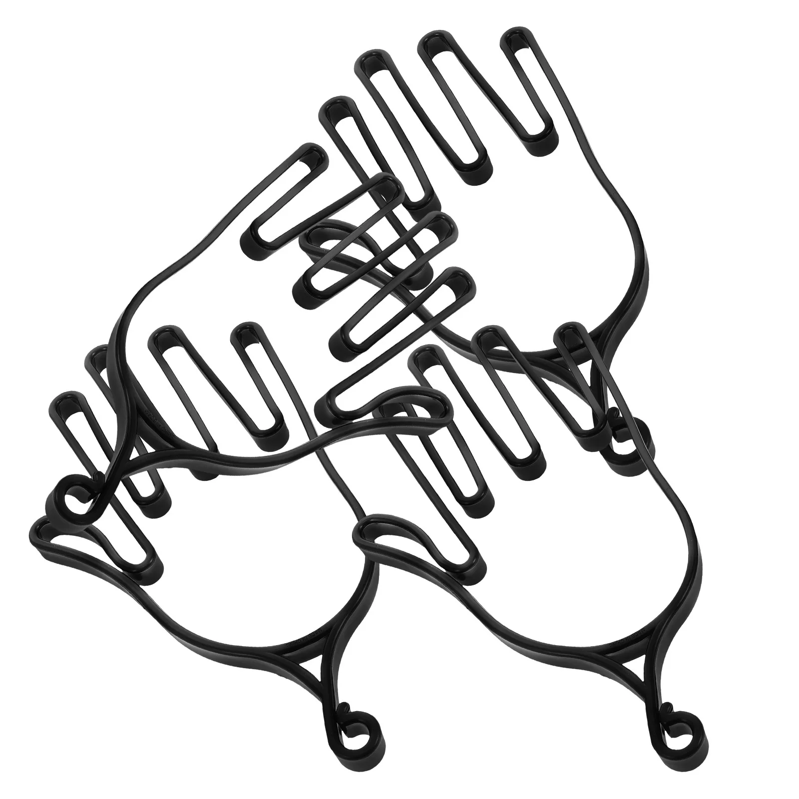 

4pcs Golf Glove Rack Hand Shape Support Frames Drying Storage Portable Stretcher Holder Hanging Design Golf Tools