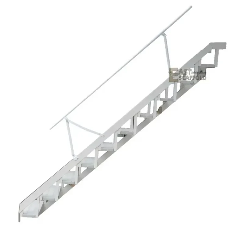 Custom Made Prefabricated Metal Indoor Outdoor Folding Aluminum Alloy Foldable Wall Stairs