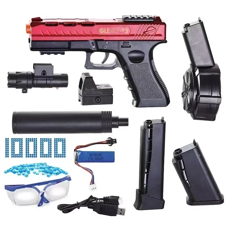 Glock JM-X2 Pistol Balls Gel Guns Blasters Water Ball Gun Vending Machine With Gel Bullet Gun Acsessories Outdoor Shooting Toys