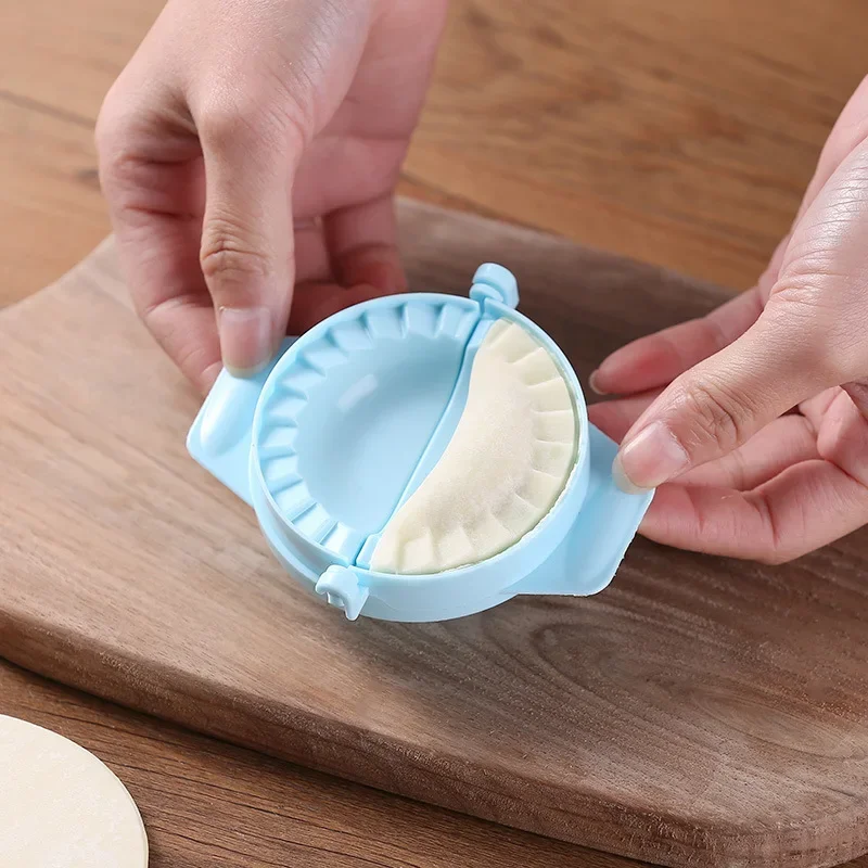 Dumpling Mold Dly Dumplings Maker Dough Pressing Tool Dumpling Skin Pressing Tool Manual Wrapper Portable  Kitchen Small Tools