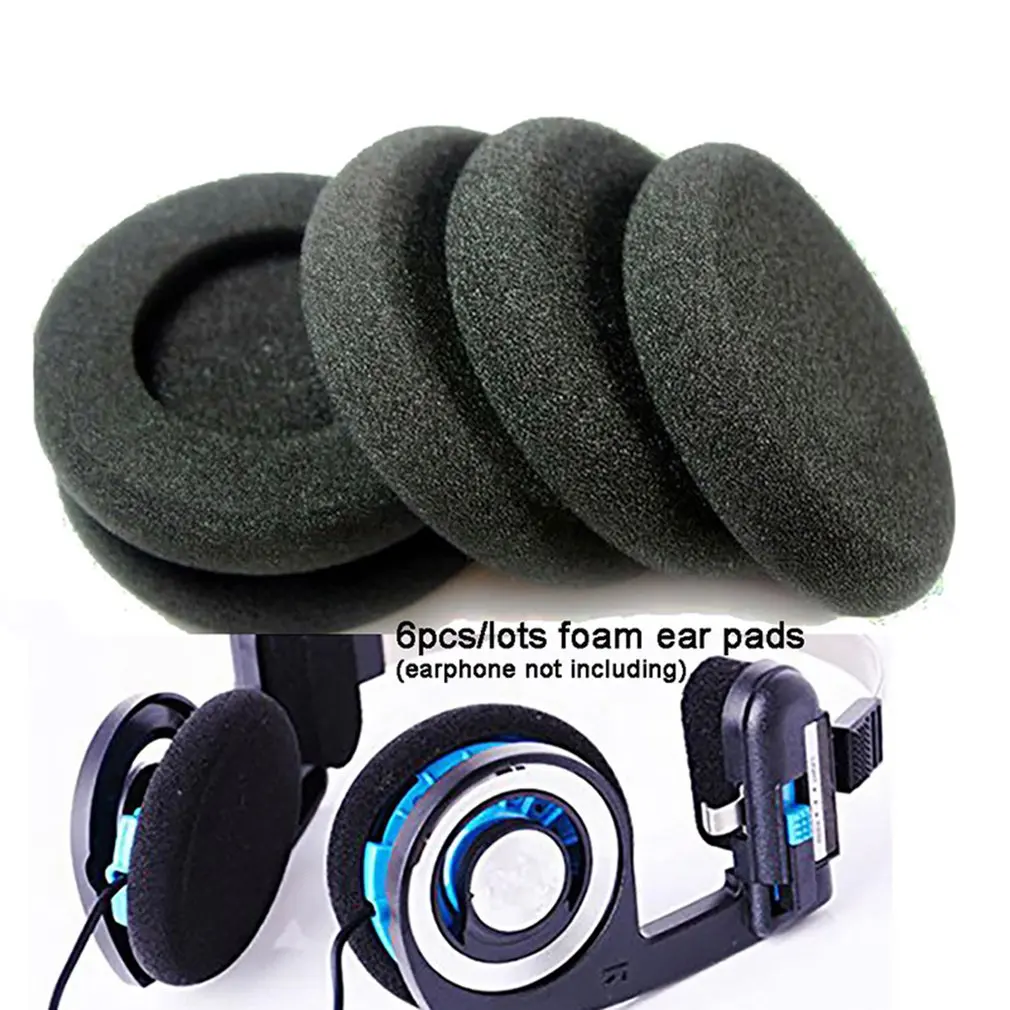 6Pcs / Lot Replacement Ear Pads Ear Pads Soft Foam Cushion For Koss Para Porta Pro Pp Px100 Headphones