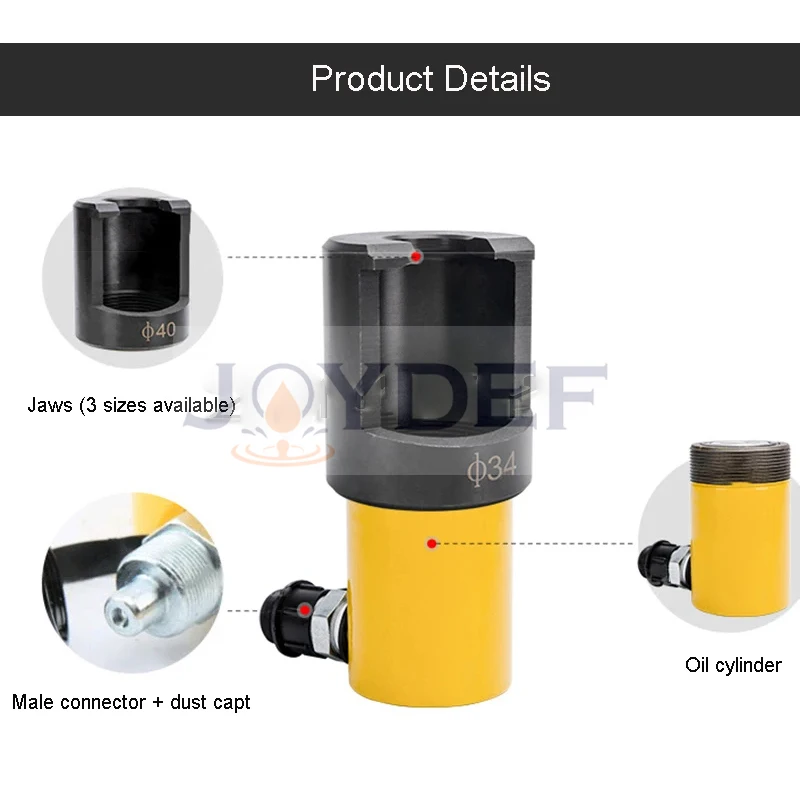 Hydraulic Pneumatic Ball Head Remover Cylinder Hydraulic Pneumatic Ball Head Extractor Large Truck Disassembly Equipment Tools