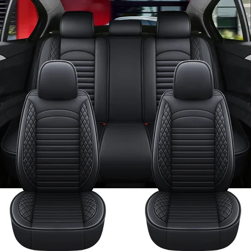 Full Coverage Pu Leather Car Seat Covers for KIA Stinger Cadenza K3 K5 K9 Sportage ceed rio Sportage EV5 Car Accessories