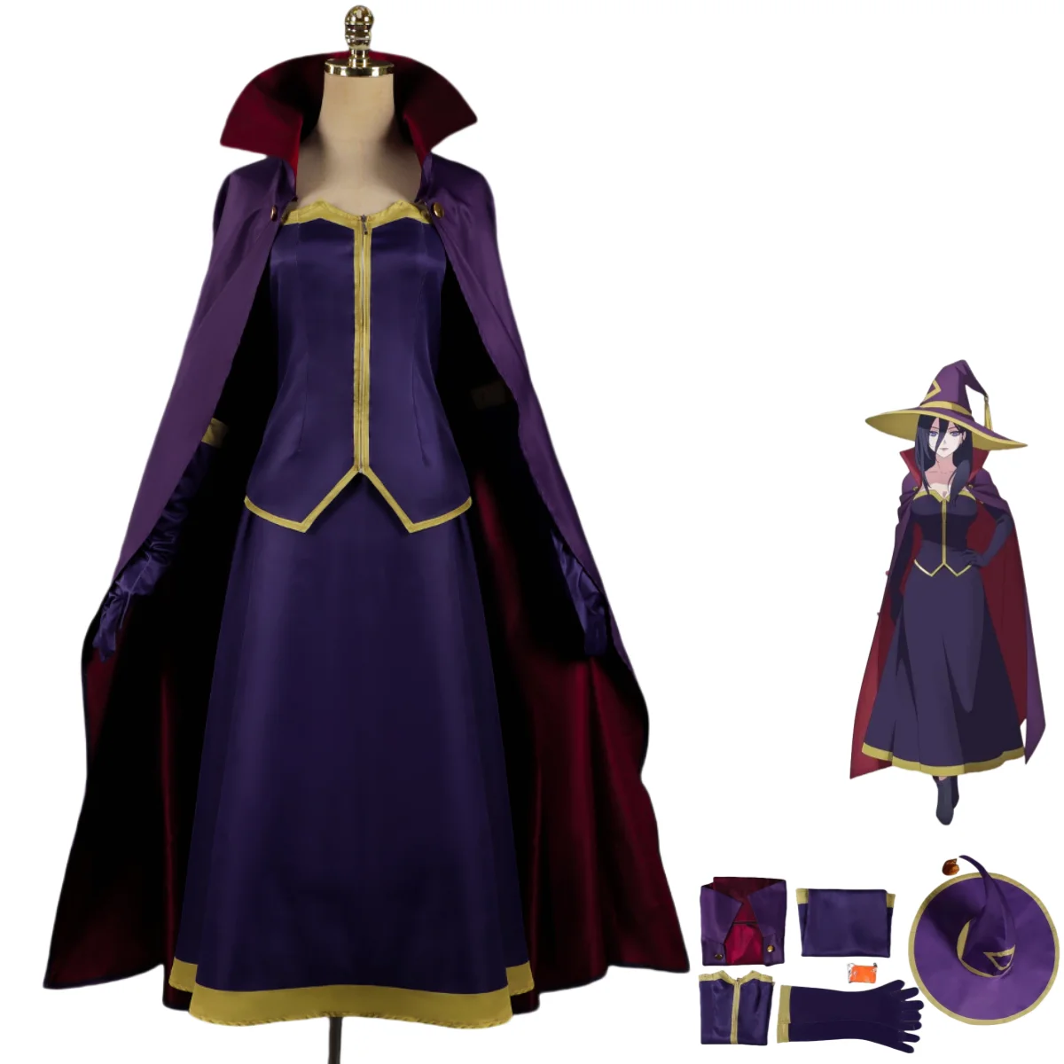 

Anime The Strongest Magician in The Demon Lord's Army Was A Human Sephiro Cosplay Costume Cloak Uniform Woman Halloween Suit