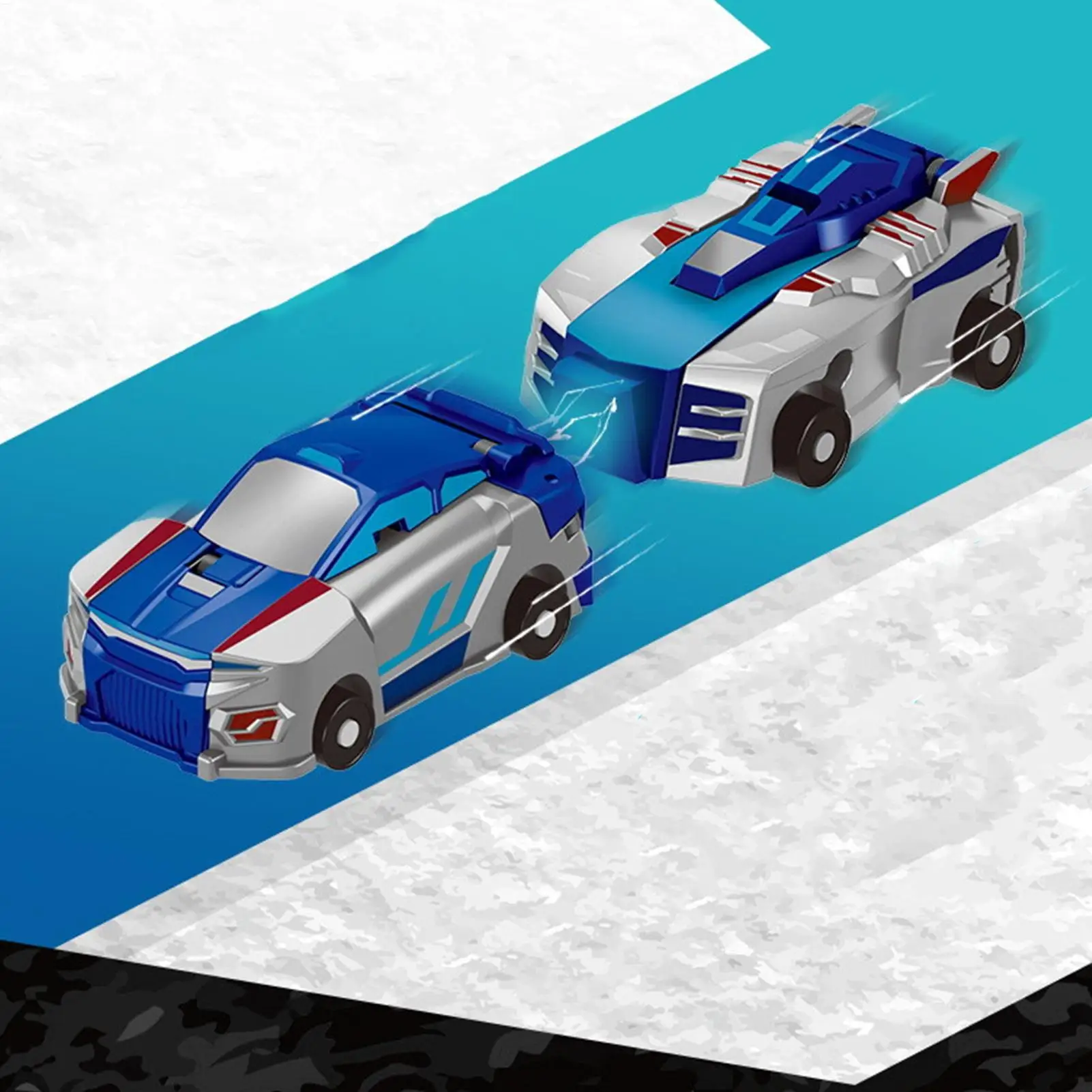 Collisione che trasforma l'auto dei dinosauri divertente modello di veicolo set da gioco per bambini per le vacanze di età 3-8 ragazzi ragazze che forniscono un'attrezzatura per il tempo di gioco