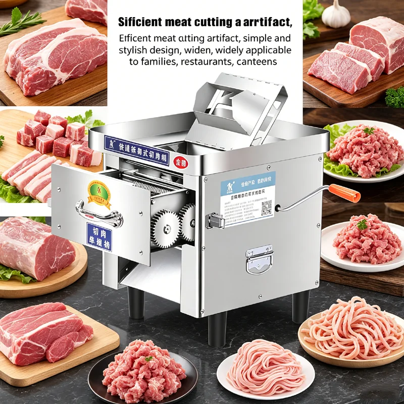 Automatic Meat Slicer Machine for Fresh Beef Pork Chicken Meat Processing Plant Equipment Supplier