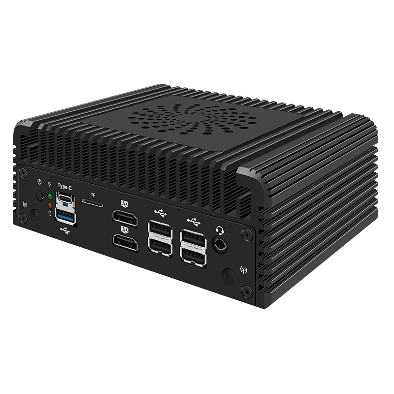 Imagem -03 - Mini Firewall Nas Server pc Roteador Macio Intel i3 N305 N100 2x10g Sfp Plus 2xi226-v 2.5g Nvme 2xhd Ddr5 Novo 12th Gen