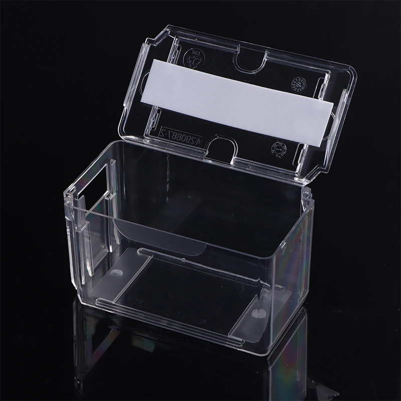 1Pc Watch Box Transparent Watch Box Inner Holder Men Ring Box Vintage Single Grid Watch Box Plastic Pet Christmas Gift Boxes Man