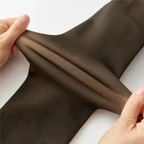 Imagen 2 del producto Medias térmicas para mujer, mallas sexis translúcidas de lana, pantimedias ajustadas de invierno, medias de terciopelo gruesas y cálidas, pantalones de calle para mujer