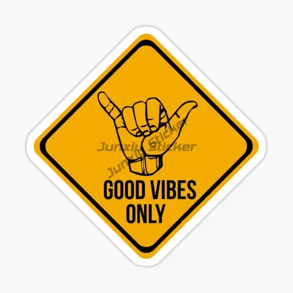 

GOOD VIBES ONLY Car Sticker Can Be Customized Car Stickers Adhesivos Dardos Accessories Decor
